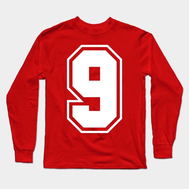 nine Long Sleeve T-Shirt by designseventy